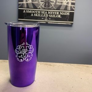 The H Life Purple Metallic Tumbler